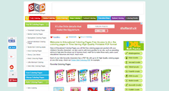 Desktop Screenshot of educationalcoloringpages.com